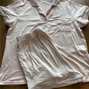 Rae Dunn Light Pink Bride Pajama Set